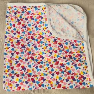 Betsey Johnson Baby Blanket, Multicolored Hearts